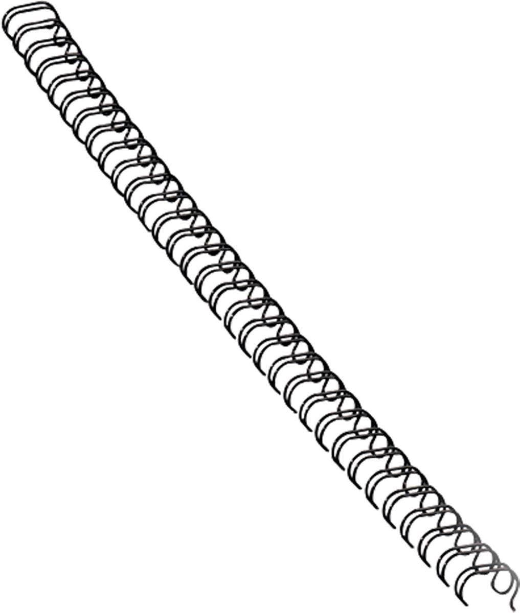 Fellowes metalbindingsryg 12 mm sort, 100 stk