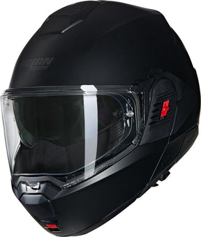 Nolan n120-1 classico 302 xxs mat sort modulsystem hjelm motorcykel hjelm