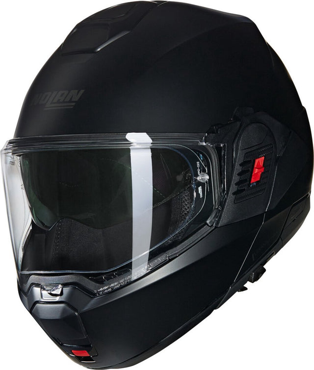 Nolan n120-1 classico 302 xxs mat sort modulsystem hjelm motorcykel hjelm