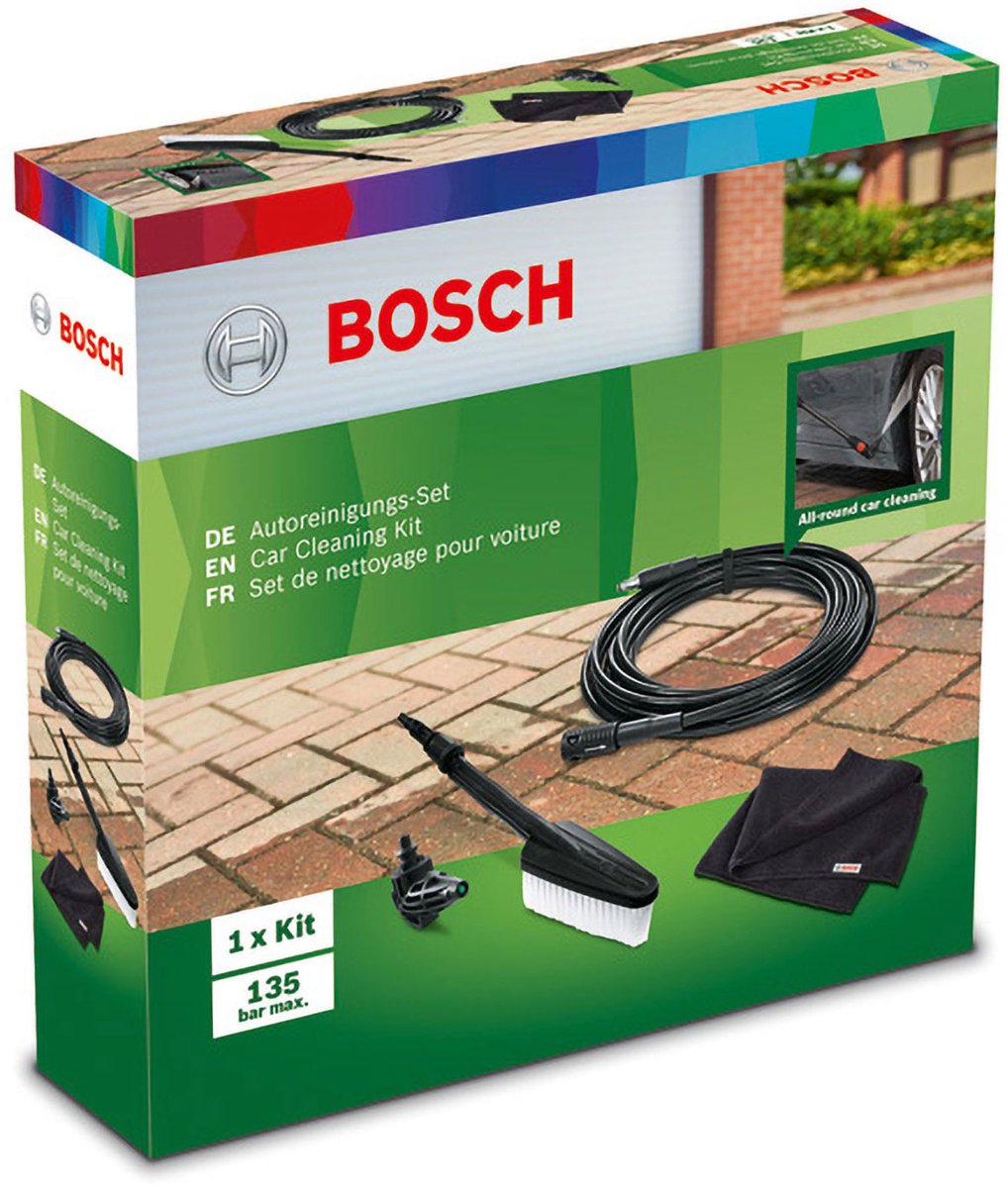 Bosch professionelt aquatack bilrengøringssæt gennemsigtigt one size EU-stik