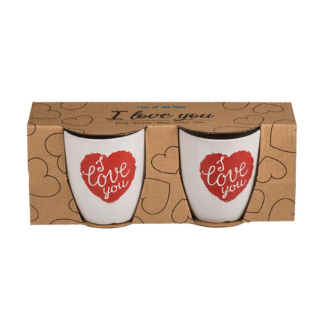 Ootb senseomokje i love you set a 2 stuks ã˜6,7xh7,5cm