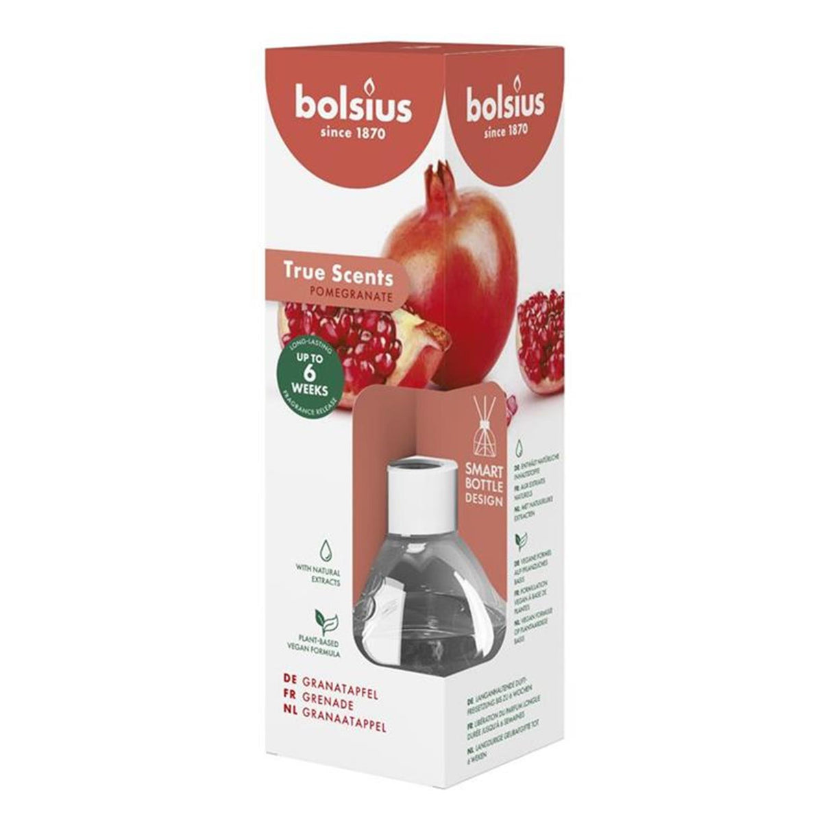 Bolsius aroma diffuser 60ml ægte duft granatæble