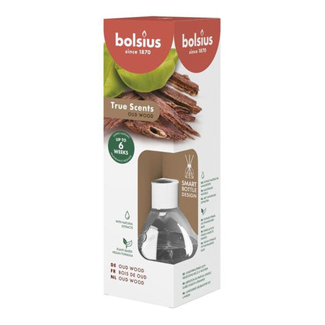 Bolsius aroma diffuser 60ml ægte dufte gammelt træ