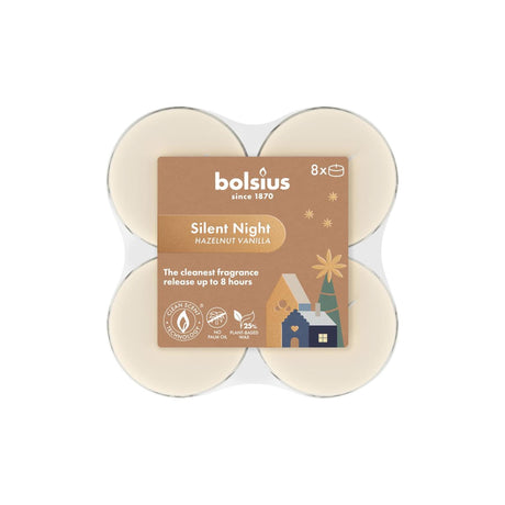 Bolsius maxi light silent night 8 stk