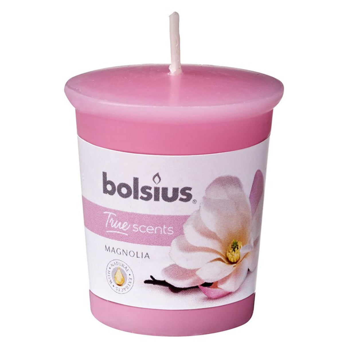 Bolsius votive 53 45 rund magnolia 12 stk
