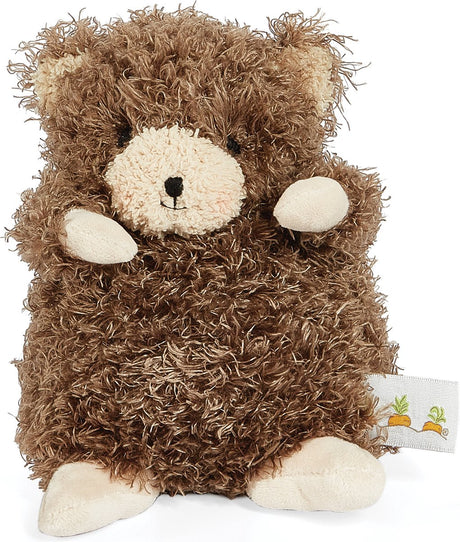 Bunnies by the bay cubby the bear krammedyr - tøjdyr - broderede detaljer - bjørn - 18 cm - brun