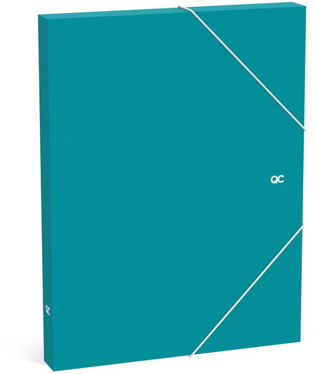 Qc colour documenten box - blauwgroen