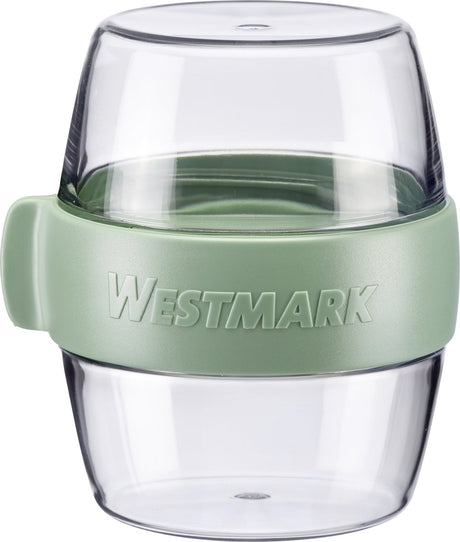 Westmark pocket box mini, praktisk måltidsbeholder til på farten, ideel til yoghurt, frugt, snacks, 400 ml (2 x 200 ml), BPA-fri, mintgrøn