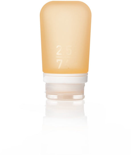 Human gear - gotoob+ - rejseflaske - kolbe - letvægts - lækagesikker - medium - 74ml - orange