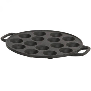 No brand imperial køkken pandekagepande - støbejern - ø25 cm