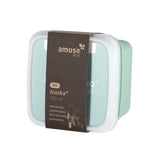 Dbp alaska frysebokse firkantede 0,5l 3 stk mintgrøn