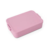 Brabantia make take bento madkasse brødspand - inkl bento box - stor - plastik - lilla pink