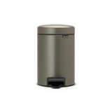 Brabantia newicon pedalspand 3l platin