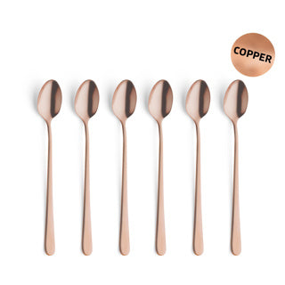 Amefa austin vintage sorbet skeer - 6 stk - kobber