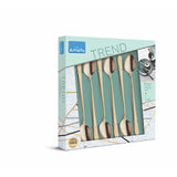 Amefa austin vintage guld - 6 sorbet skeer