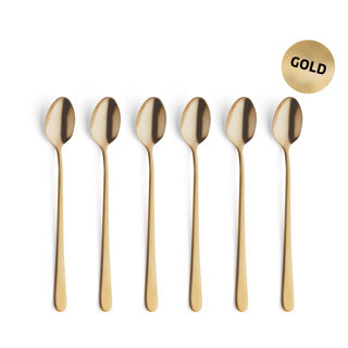 Amefa austin vintage guld - 6 sorbet skeer