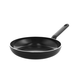Bk easy induktionsgryde 28cm - pfas-fri non-stick belægning - induktionsstegepande - keramisk pande - ovnsikker op til 160°c - kolde håndtag - sort