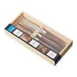 Amefa royal steak steak knive 4 stykker rødbrune