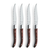Amefa royal steak steak knive 4 stykker rødbrune
