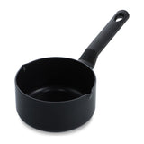 Bk easy induktionsgryde 16cm - 1,5l - pfas-fri non-stick belægning - induktionsgryde - keramisk pande - ovnsikker op til 160°c - kolde håndtag - uden låg - sort