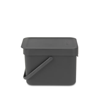 Brabantia sort go affaldsspand - 6 liter - mørkegrå