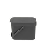 Brabantia sort go affaldsspand - 6 liter - mørkegrå