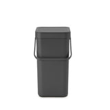Brabantia sort go affaldsspand - 12 liter - mørkegrå