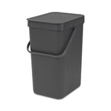 Brabantia sort go affaldsspand - 12 liter - mørkegrå