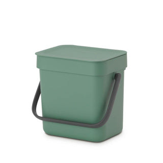 Brabantia affaldsbeholder sort go 3l grangrøn | 2 stk