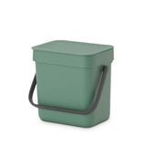 Brabantia affaldsbeholder sort go 3l grangrøn | 2 stk