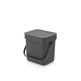 Brabantia sort go affaldsspand 3l grå