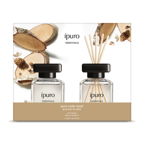Ipuro duftspreder cedertræ 2 x 50 ml