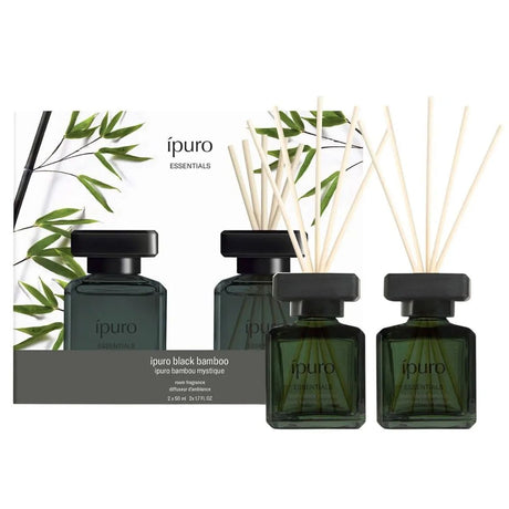 Ipuro geurdiffuser black bamboo 2 x 50 ml