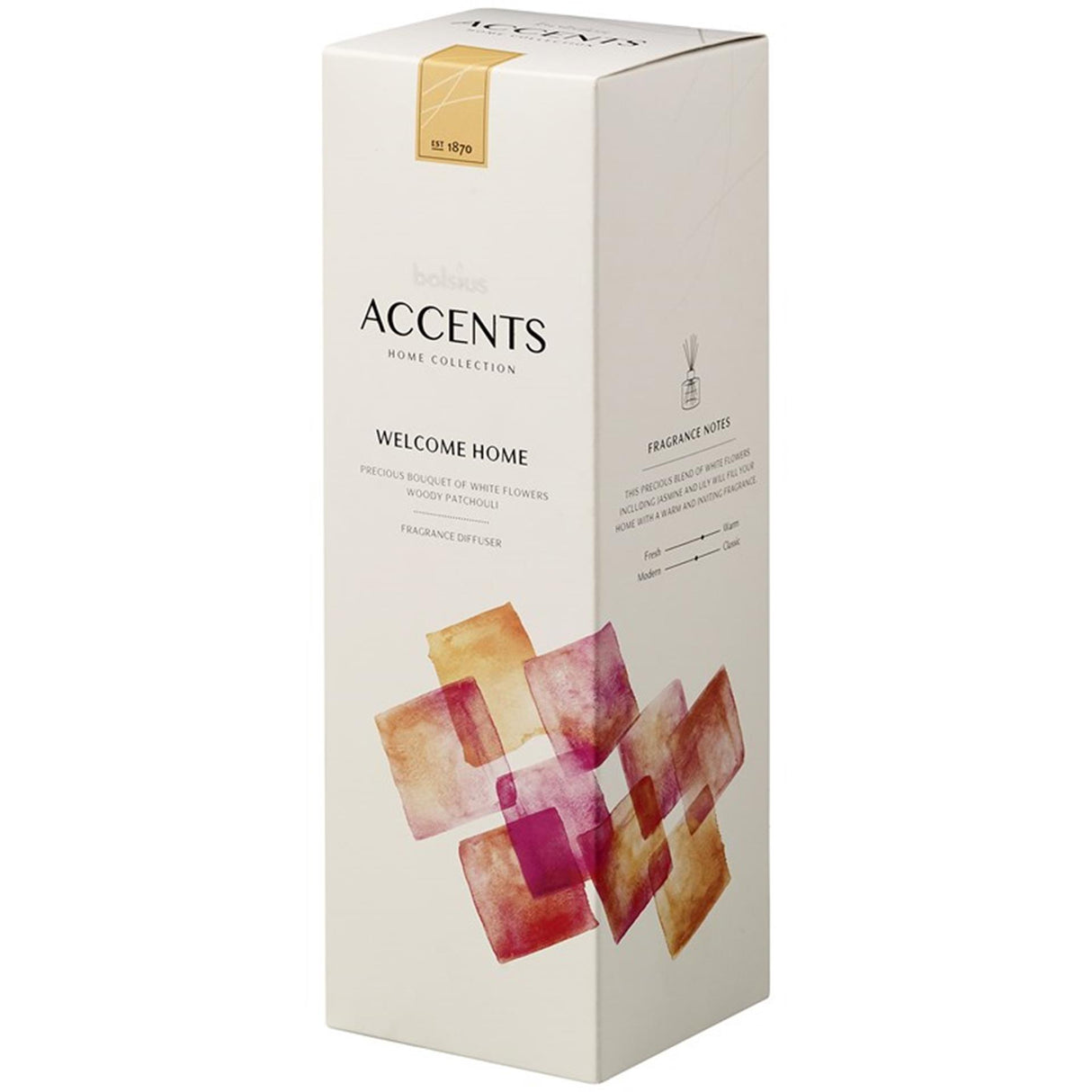 Bolsius accent aroma diffuser velkommen hjem 100ml