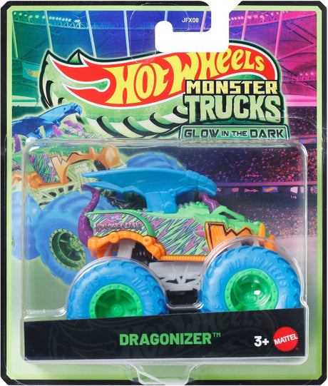 Hot wheels monster truck glød i mørket jfx08