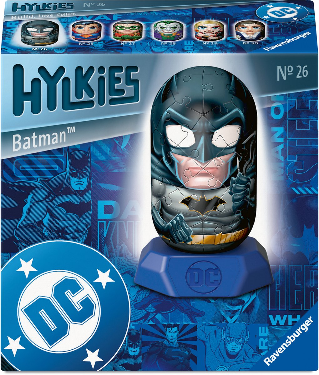 Ravensburger - hylkies - dc batman - byggespil - 54 brikker
