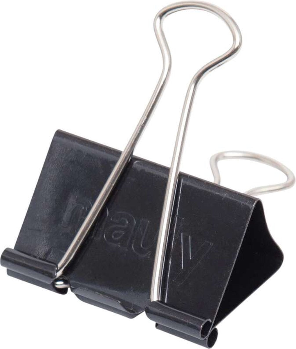 Maul papirklemme foldback y© 215, 50 mm, blister, 6 stk.