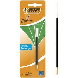 Kuglepen refill bic 4 farver grøn