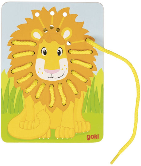 Goki Wood Thread Puzzles, 3 ..