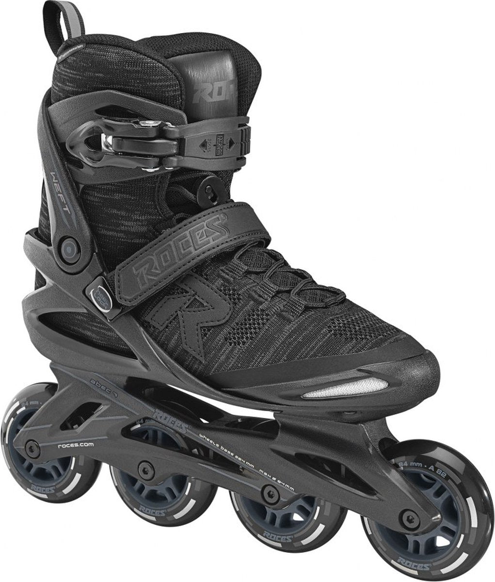 Roces skudtråd 84 rulleskøjter unisex – 4x84 mm hjul – fitness rulleskøjter – sorte – str. 38