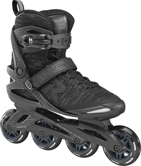ROCES UDVIDELSE TRÅD 84 Inlineskates unisex sort størrelse 45