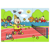 Studio 100 bumba puslespil - tennis, 6 stk.