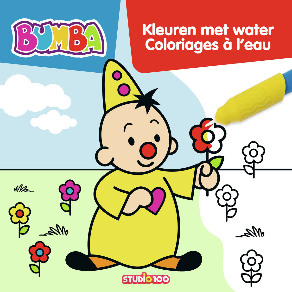 Studio 100 Bumba Color Book - Farver med vand