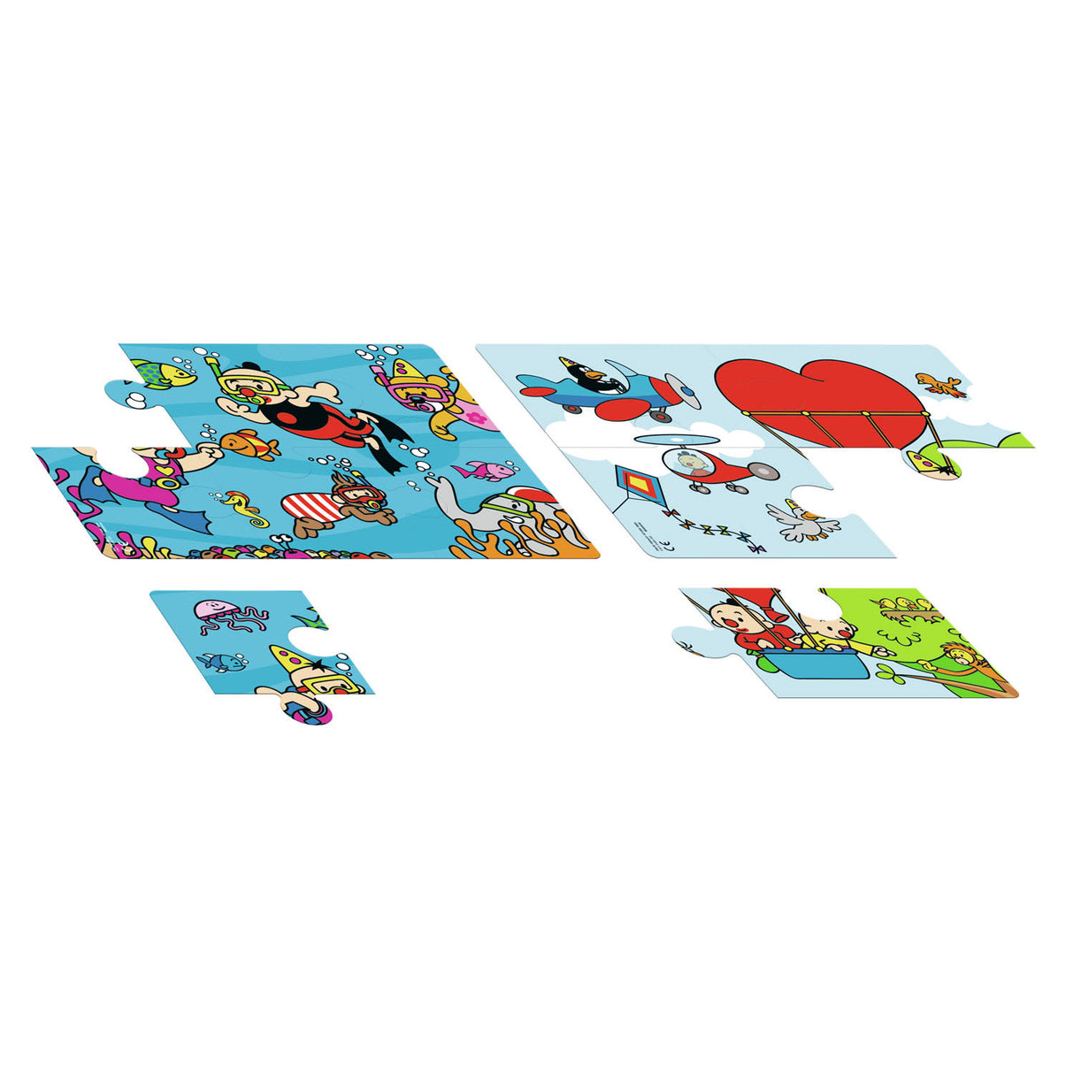 Studio 100 bumba 2-i-1 puslespil