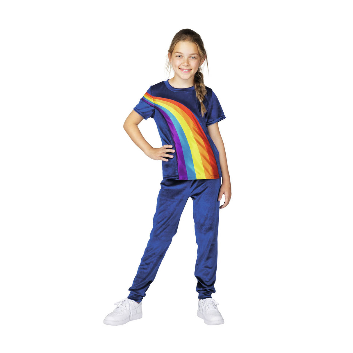 K3 dress up tøj - dress up jakkesæt regnbueblå 6 8 år - str. 134