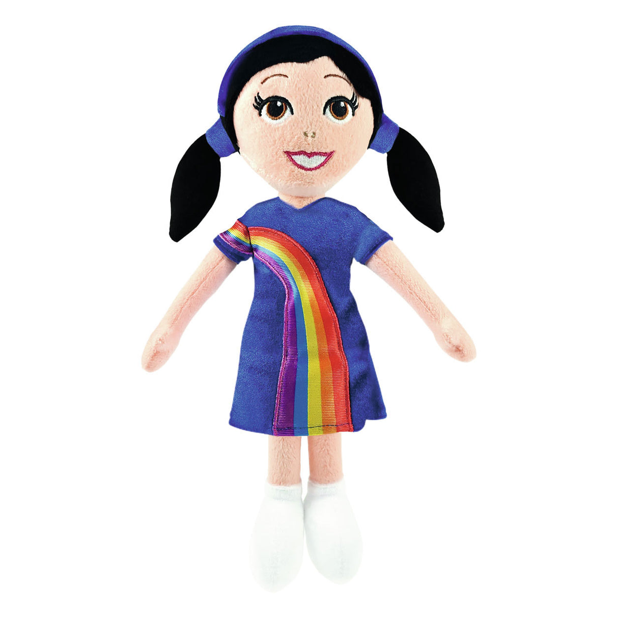 K3 marthe kæledukke - 30 cm - regnbuekjole