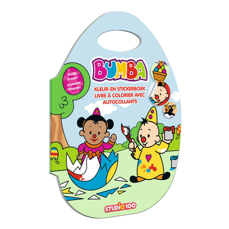 Studio 100 Bumba Color and Sticker Book Easter