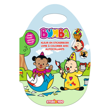 Studio 100 Bumba Color and Sticker Book Easter