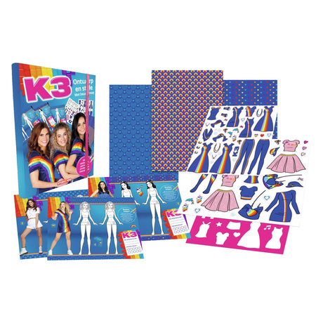 Studio 100 k3 modedesign mappe - design og stil