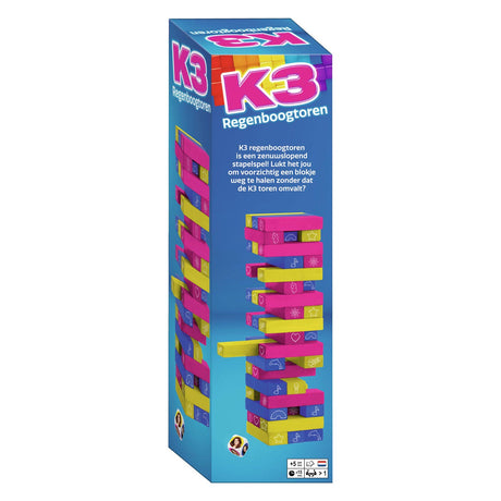 K3 regnbuetårn stak og balance spil
